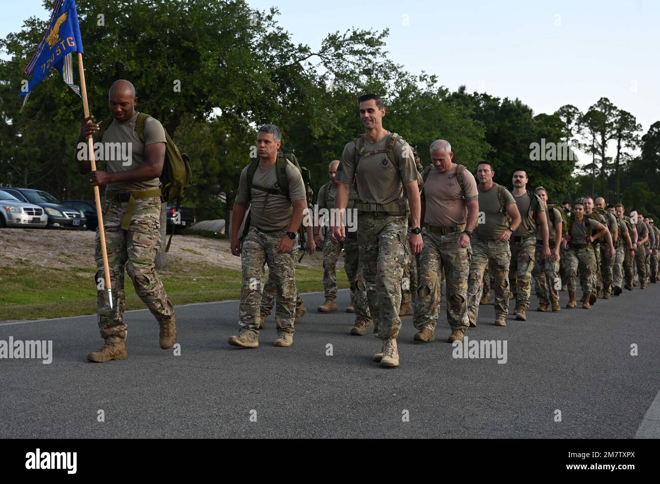 Afsoc Ruck March Members of the 24th Special Operations Wing begin their ruck march ...