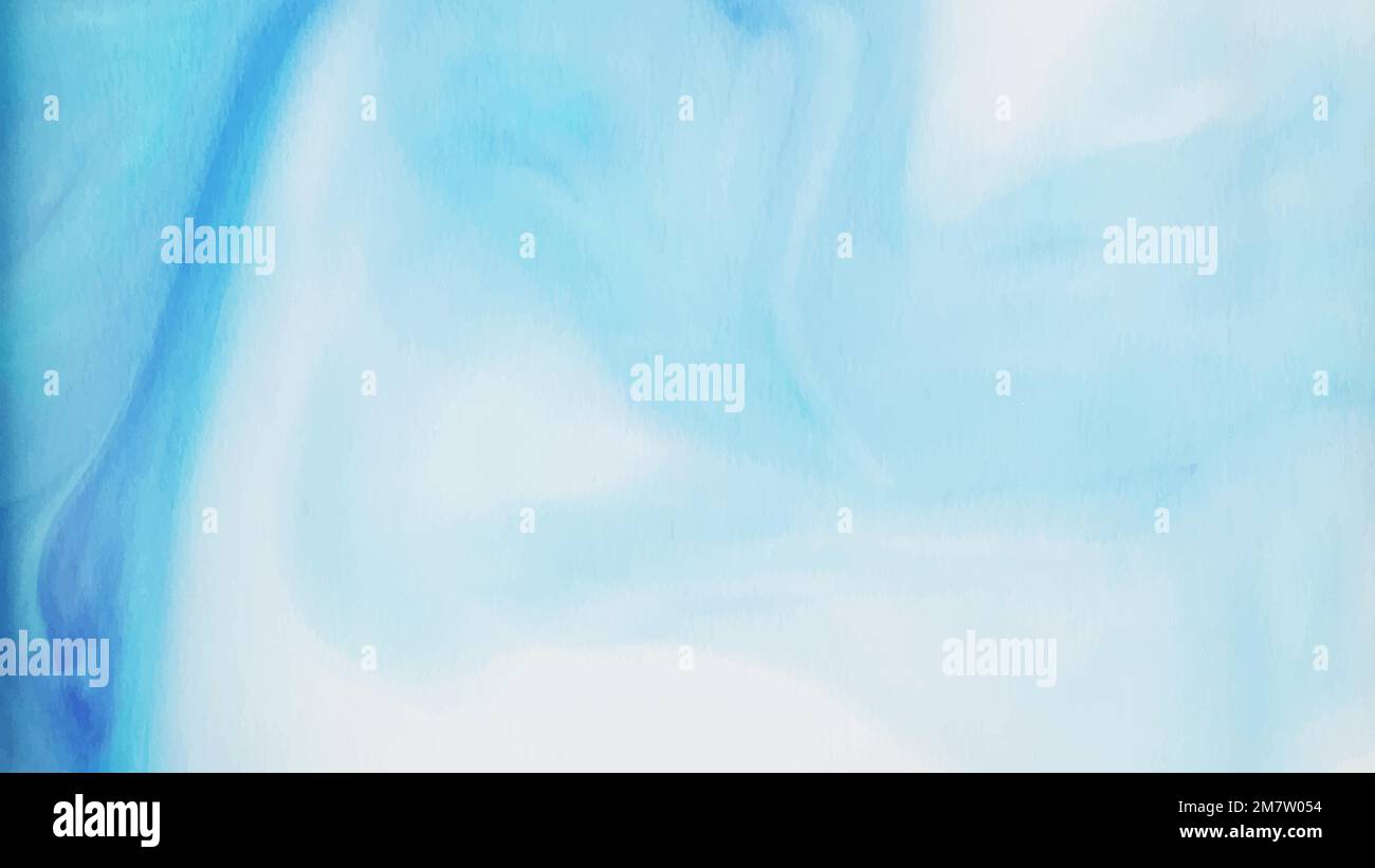 Abstract blue watercolor background vector Stock Vector