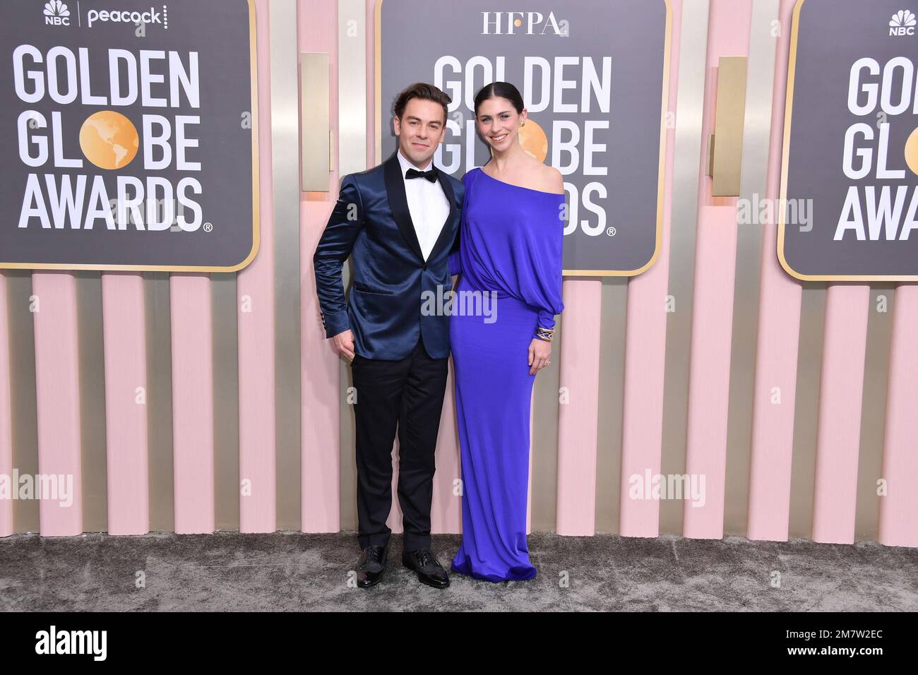 Social Media Creator Cody Ko and Kelsey Kreppel attend the 80th Annual  Golden Globe Awards, Arrivals held at The Beverly Hilton in Los Angeles on  Jan 10, 2023. THE CANADIAN PRESS/George Pimentel