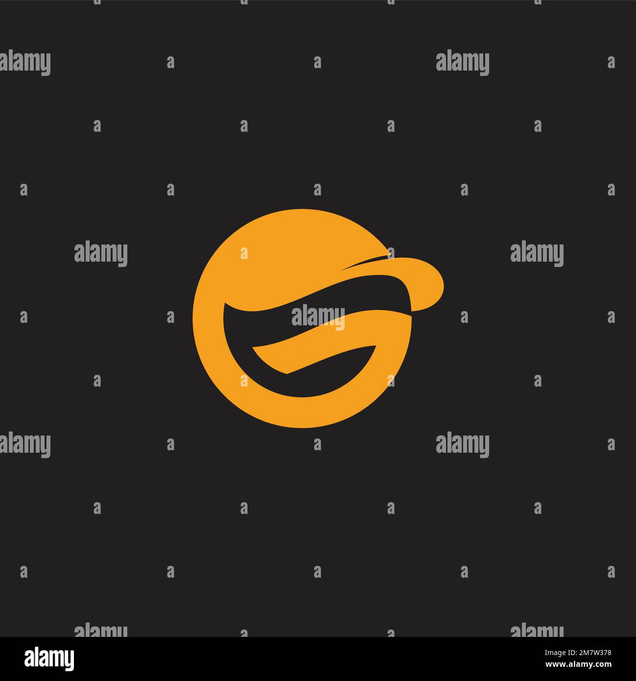letter g golden boy head logo vector Stock Vector Image & Art Alamy