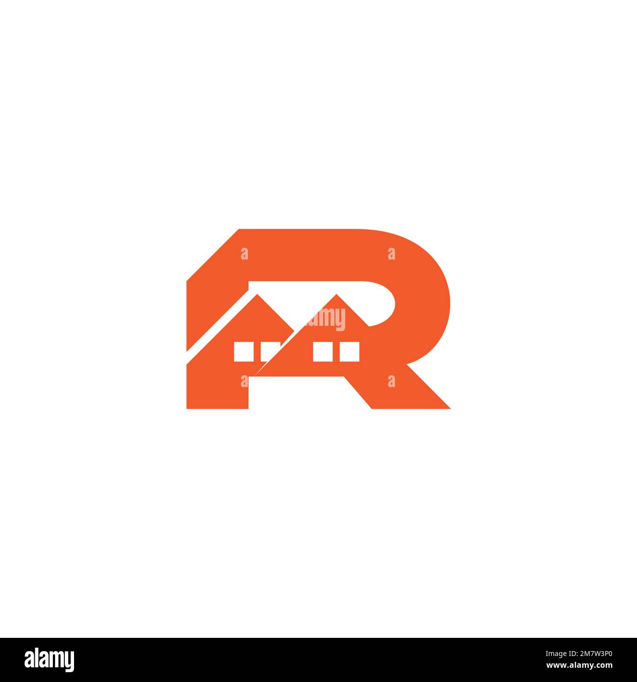 letter r home resident simple logo vector Stock Vector Image & Art Alamy