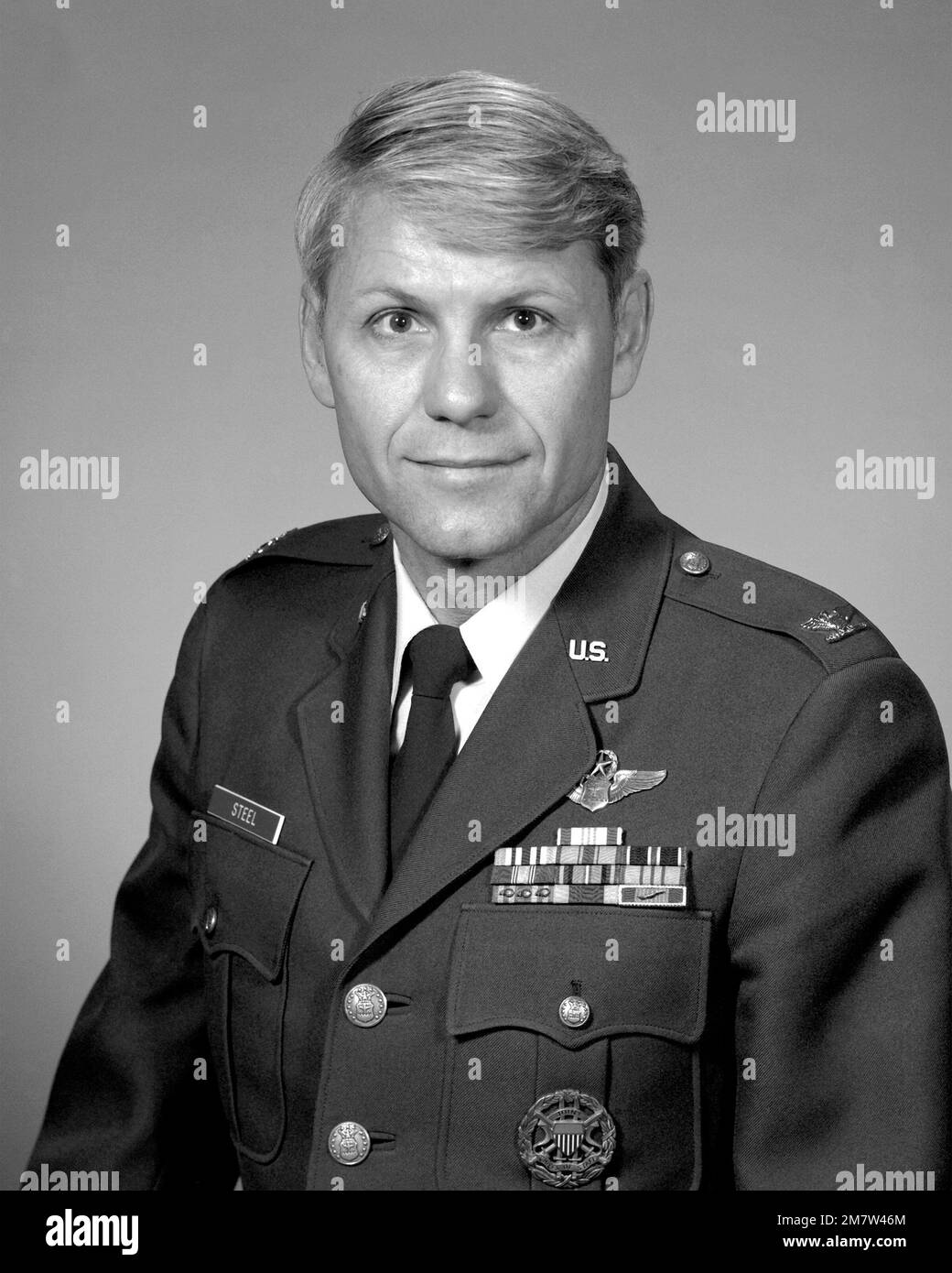 COL Dean E. Steel, USAF (uncovered). Country: Unknown Stock Photo - Alamy