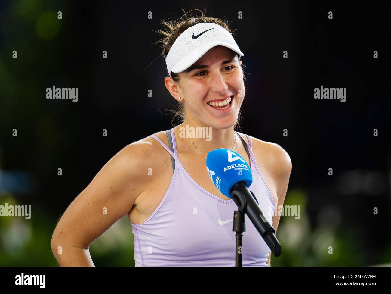Adelaide, Australia January 9, 2023, Belinda Bencic of Switzerland