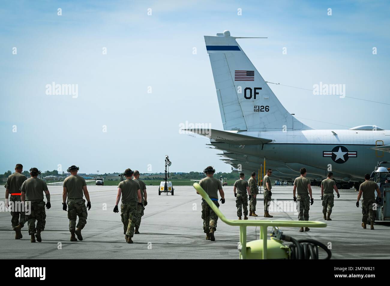 The 155th Air Refueling Wing exercised an Alert Aircraft Repositioning