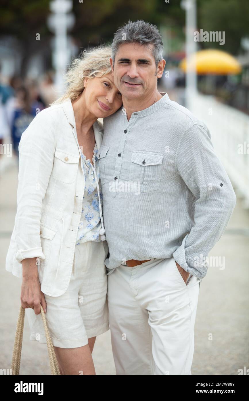 Cheerful loving middle age hi-res stock photography and images - Alamy