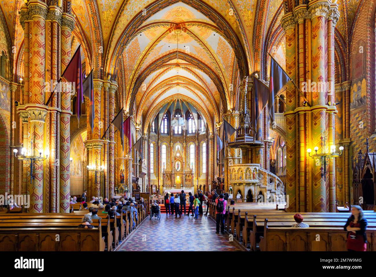 interior-of-matthias-church-hi-res-stock-photography-and-images-alamy