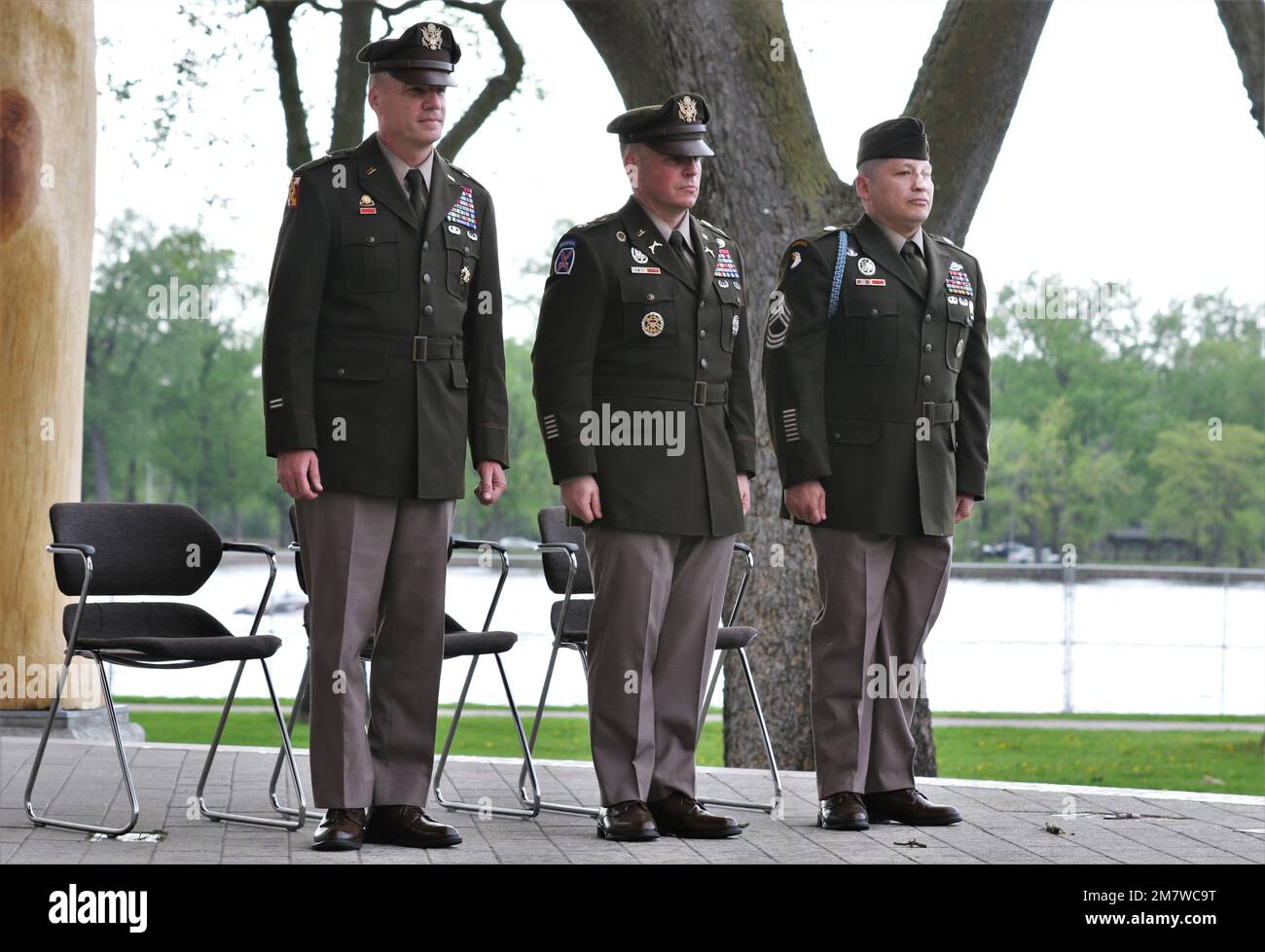 U.S. Army Reserve Brig. Gen. Scott Linton, deputy commanding general ...