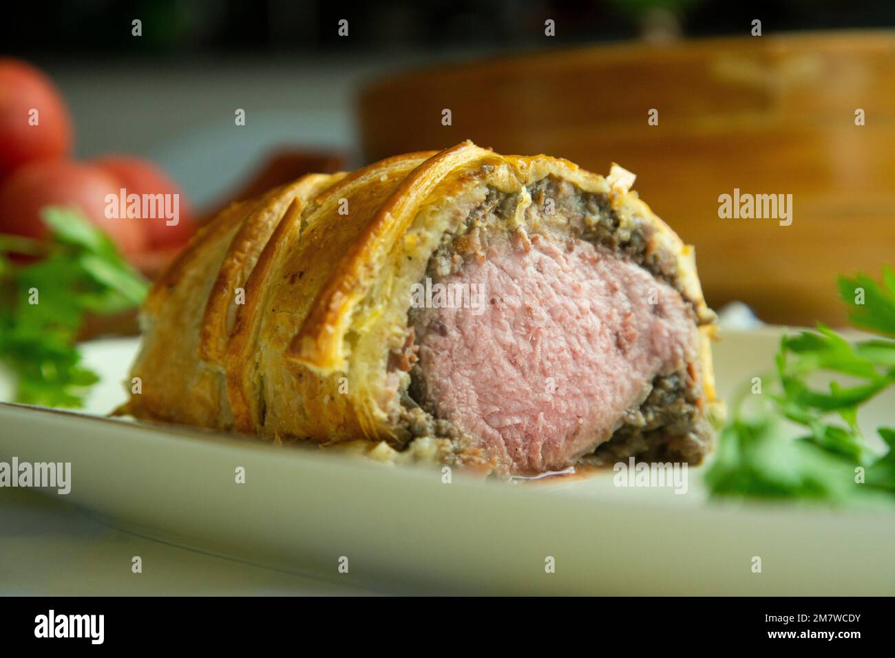 Beef Wellington is a steak dish of English origin, made from sirloin