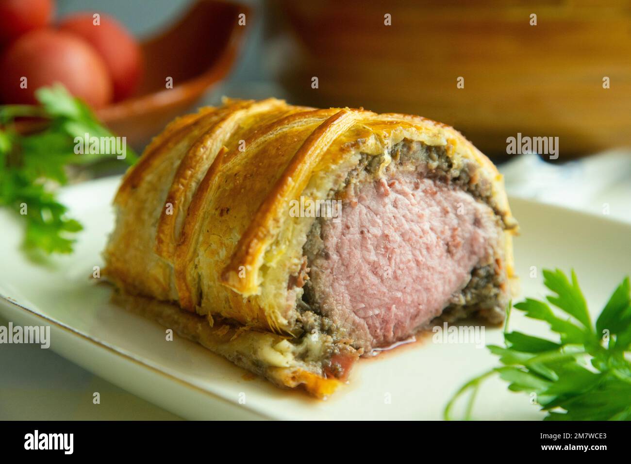 Beef Wellington is a steak dish of English origin, made from sirloin