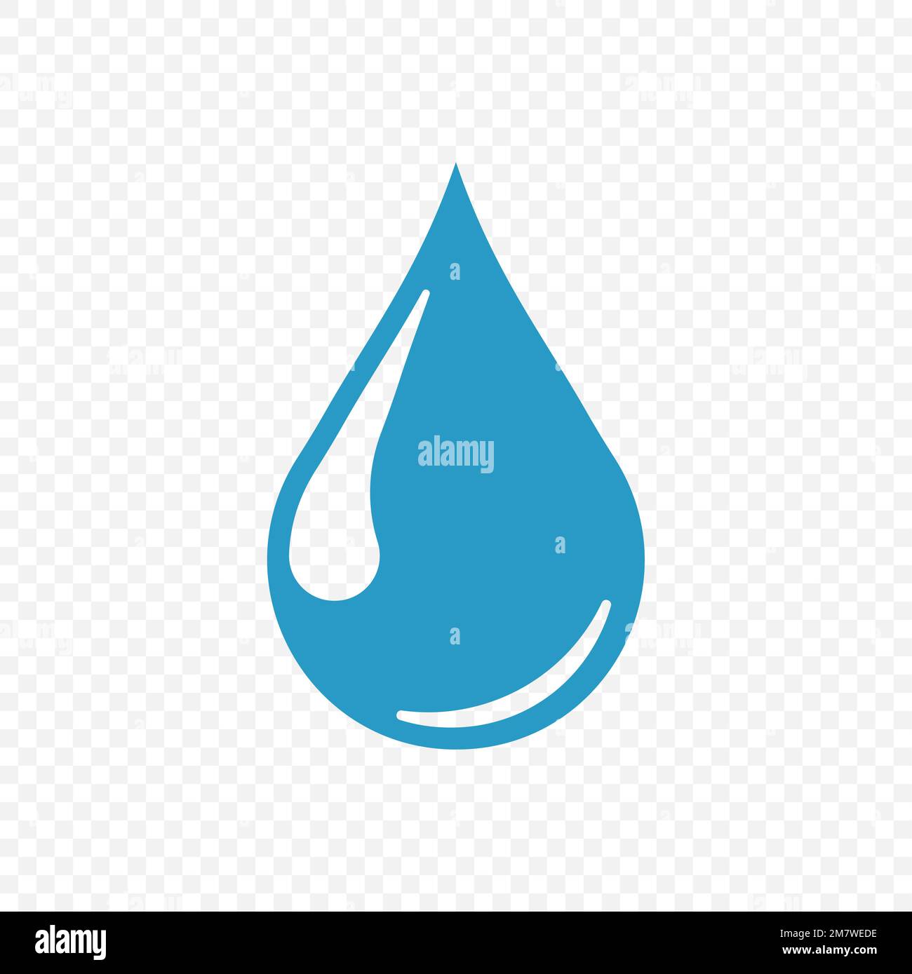 Drop icon isolated on transparent background. Vector illustration. Eps ...