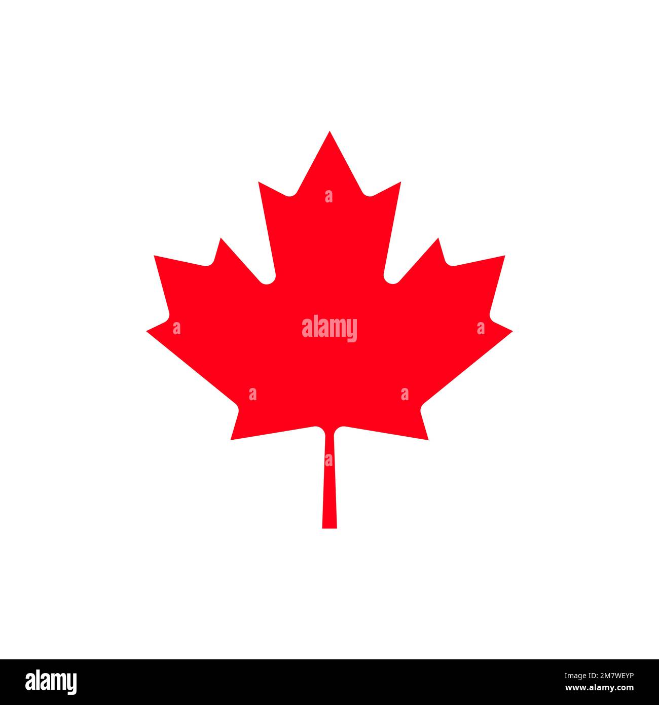 Canada maple leaf icon. Isolated on background. Vector illustration, eps 10 Stock Vector
