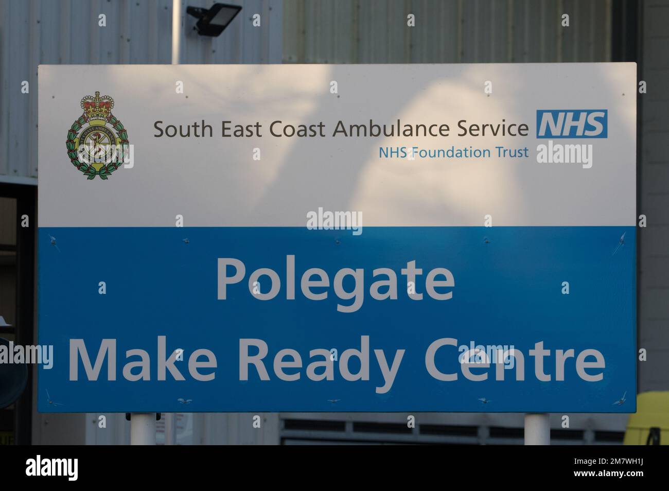 Polgate Ambulance base, Polegate, East Sussex, UK. 11th Jan, 2023
