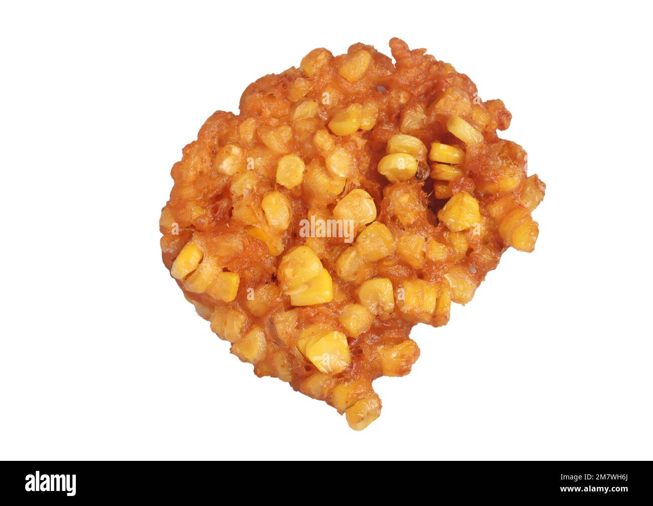 Corn fritters on a white background Stock Photo Alamy