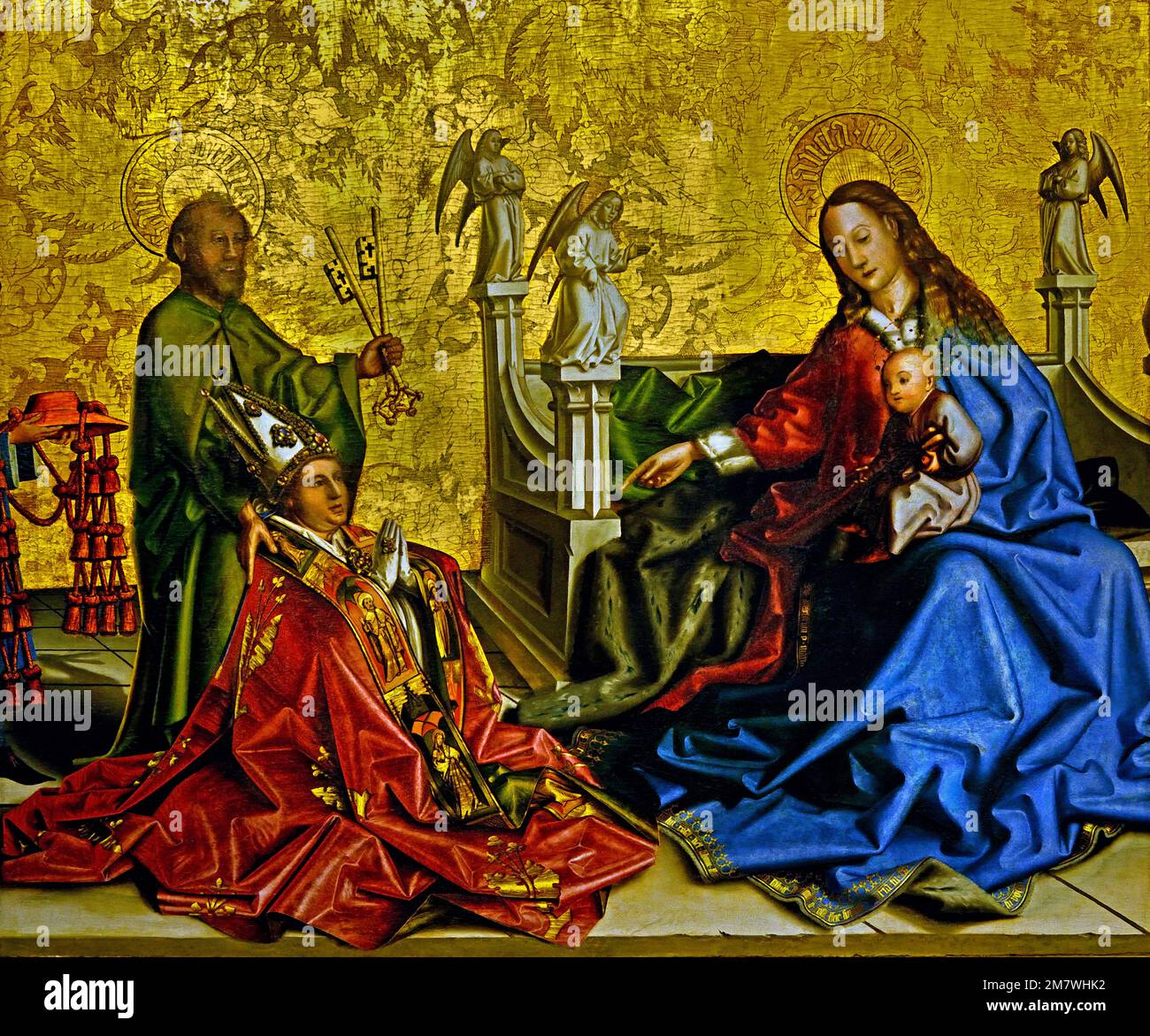 La Presentation du cardinal de Metz a La Vierge The Presentation of