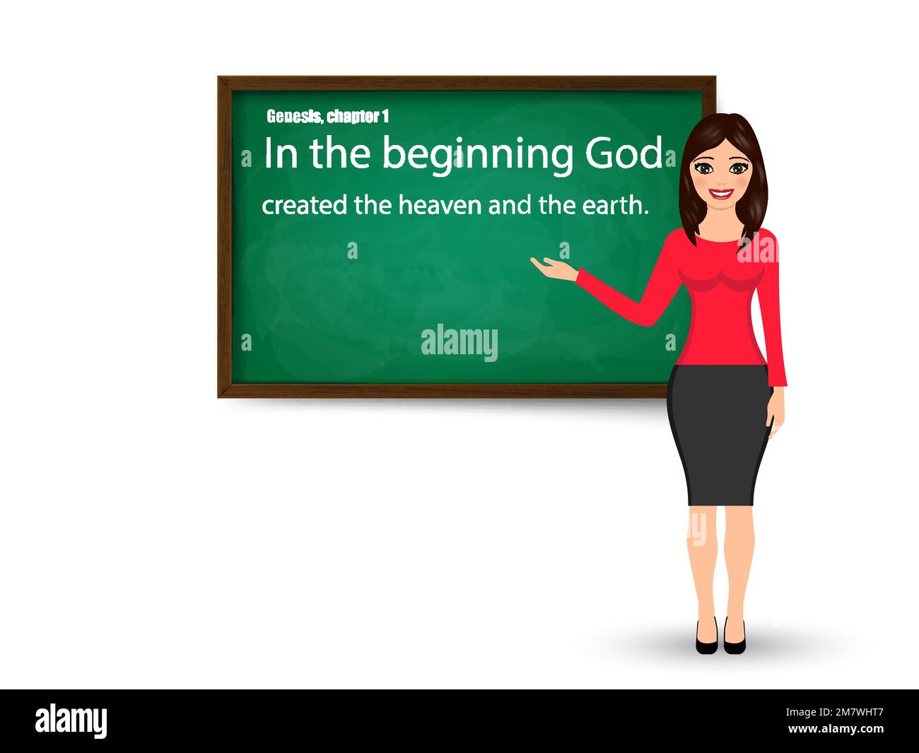 African teacher showing book stock vector images alamy