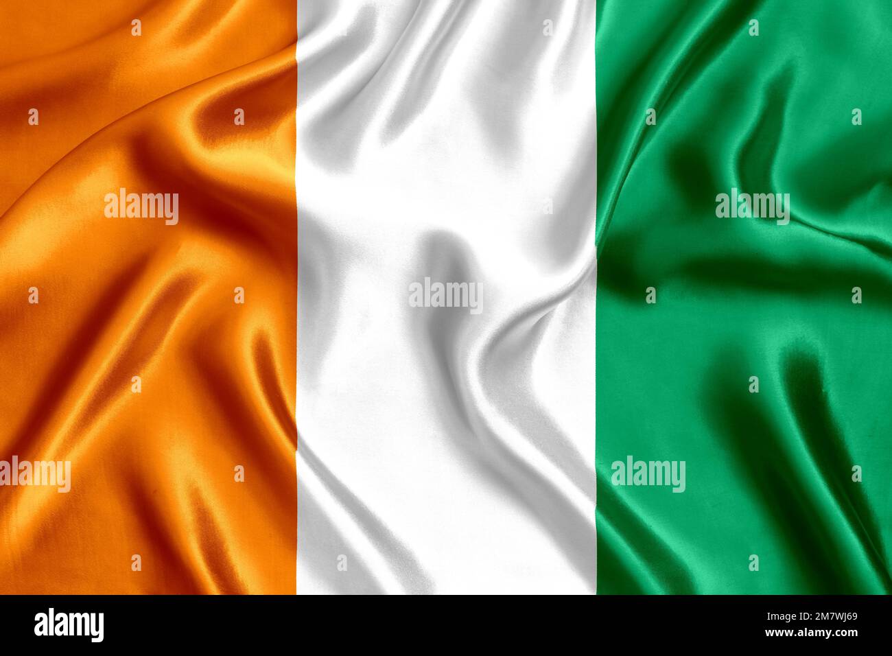 Flag Of C te D Ivoire Stock Photo Alamy