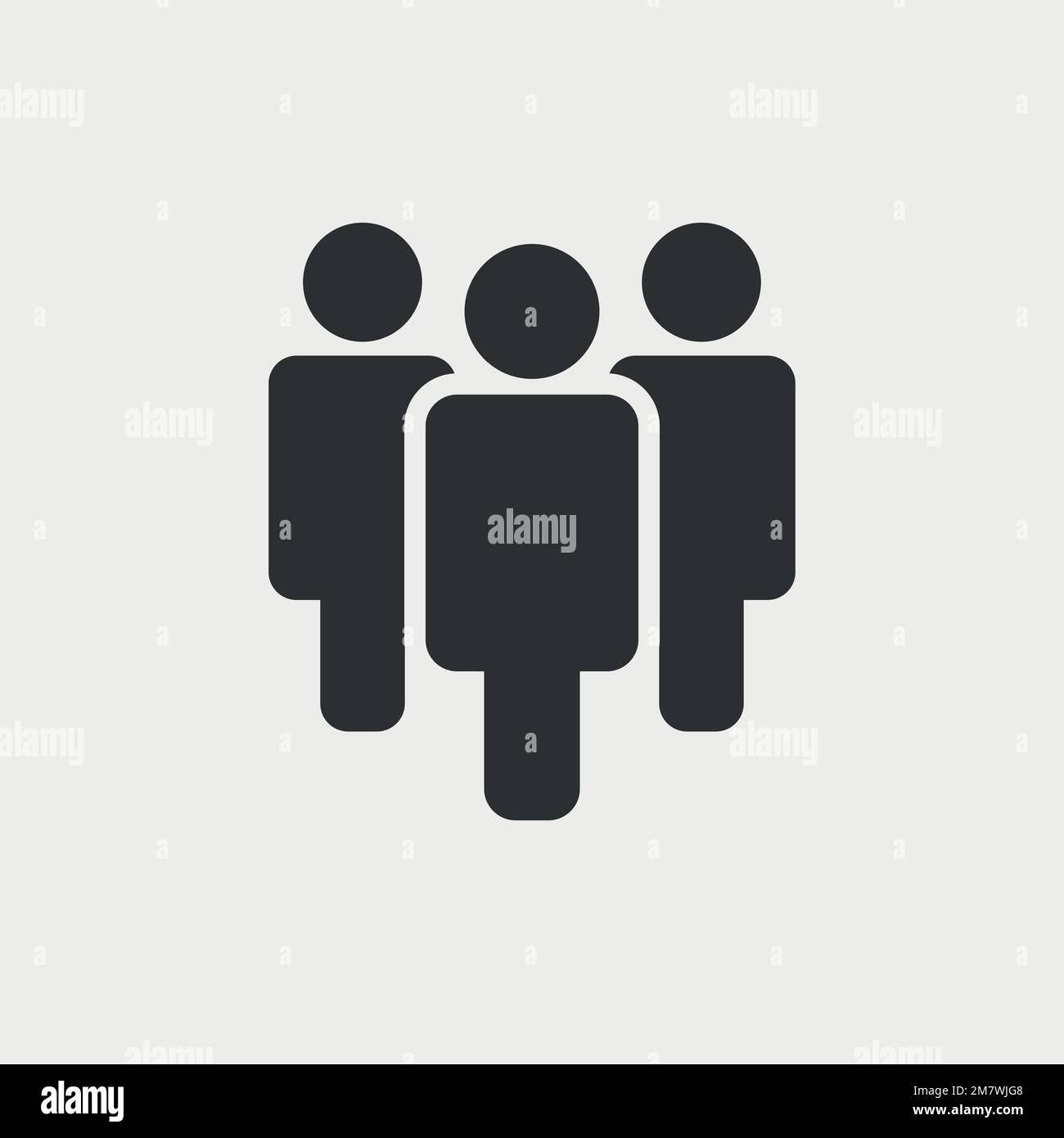People icon isolated on white background. illustration.10 Stock Vector ...