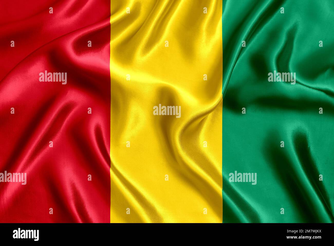 Flag of Guinea Stock Photo - Alamy