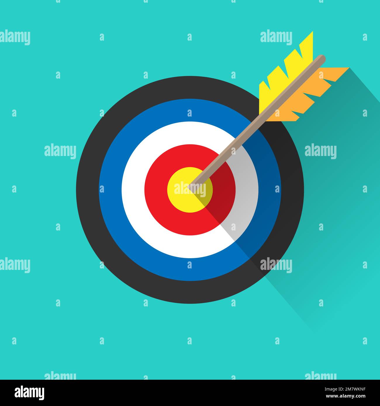 Hit the mark vector vectors hi-res stock photography and images - Alamy