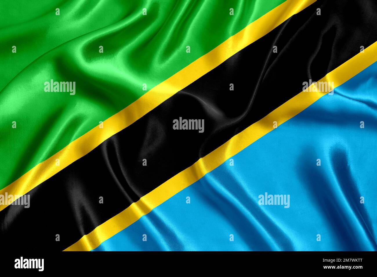 Flag of Tanzania Stock Photo Alamy