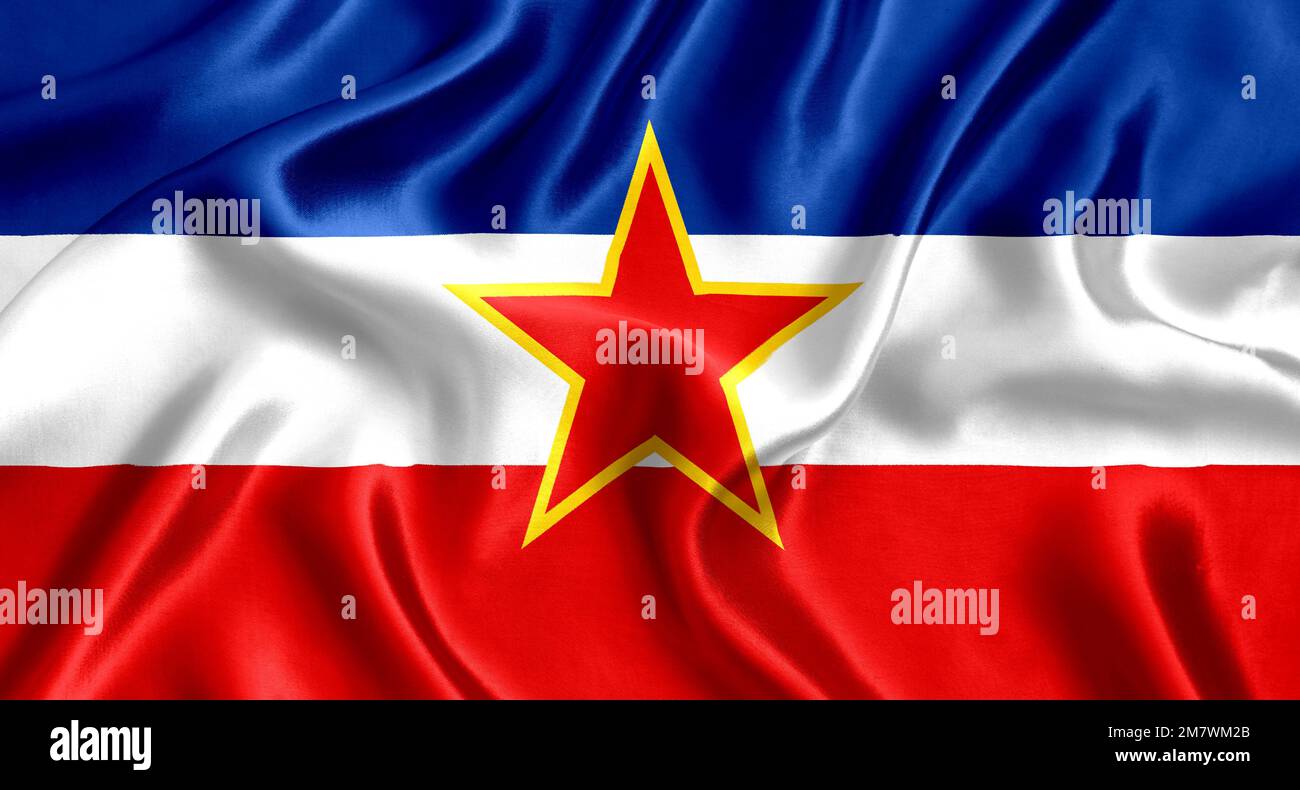 Flag of Yugoslavia Stock Photo - Alamy