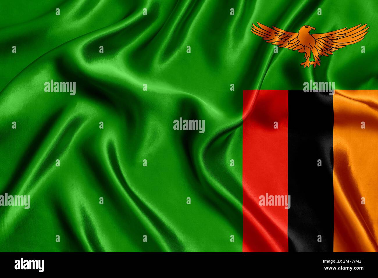 Flag of Zambia Stock Photo Alamy