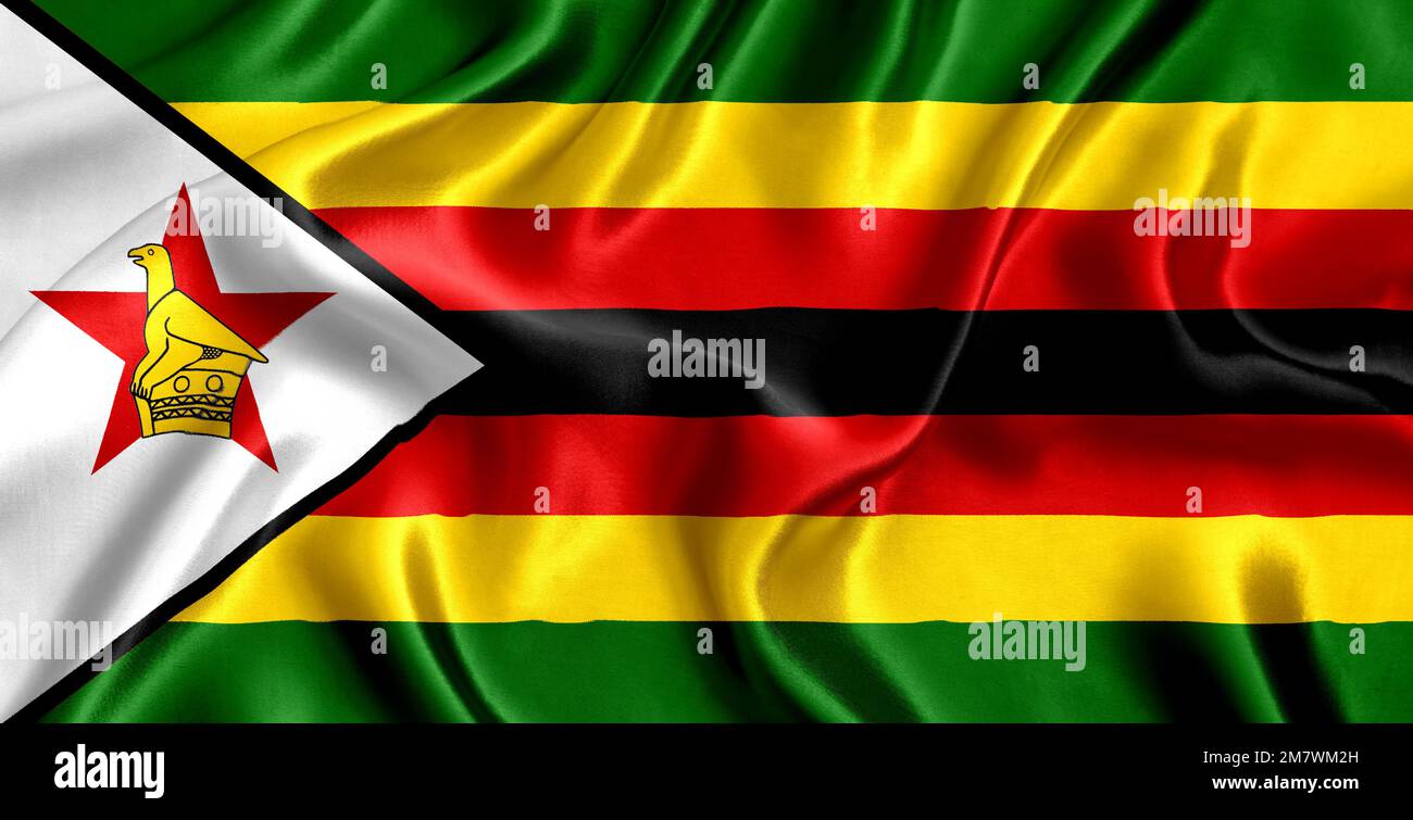Flag of Zimbabwe Stock Photo Alamy