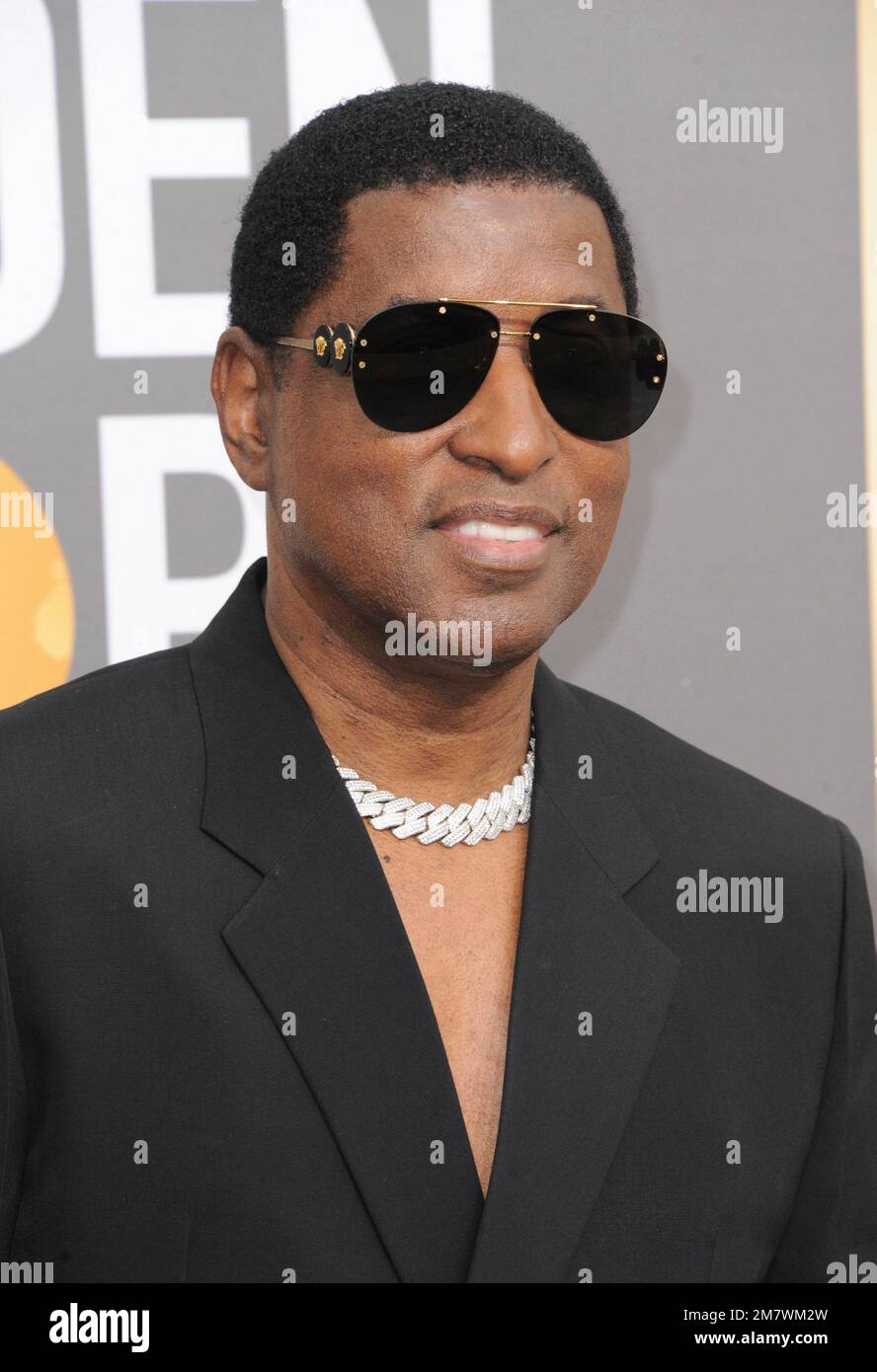 Beverly Hills, CA. 10th Jan, 2023. Babyface at arrivals for 80th Annual