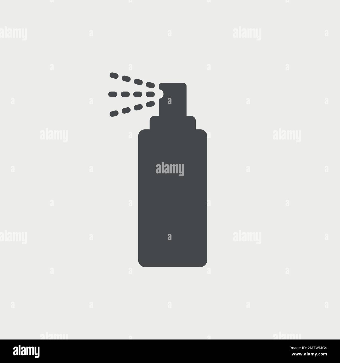 Bottle spray icon isolated on white background. Vector illustration ...