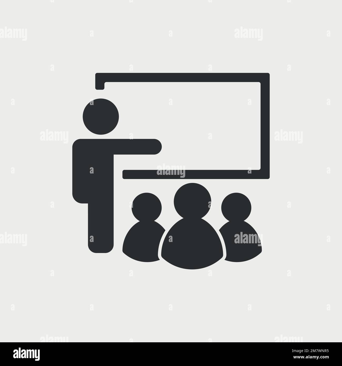 Training icon isolated on white background. Vector illustration. Eps 10 ...
