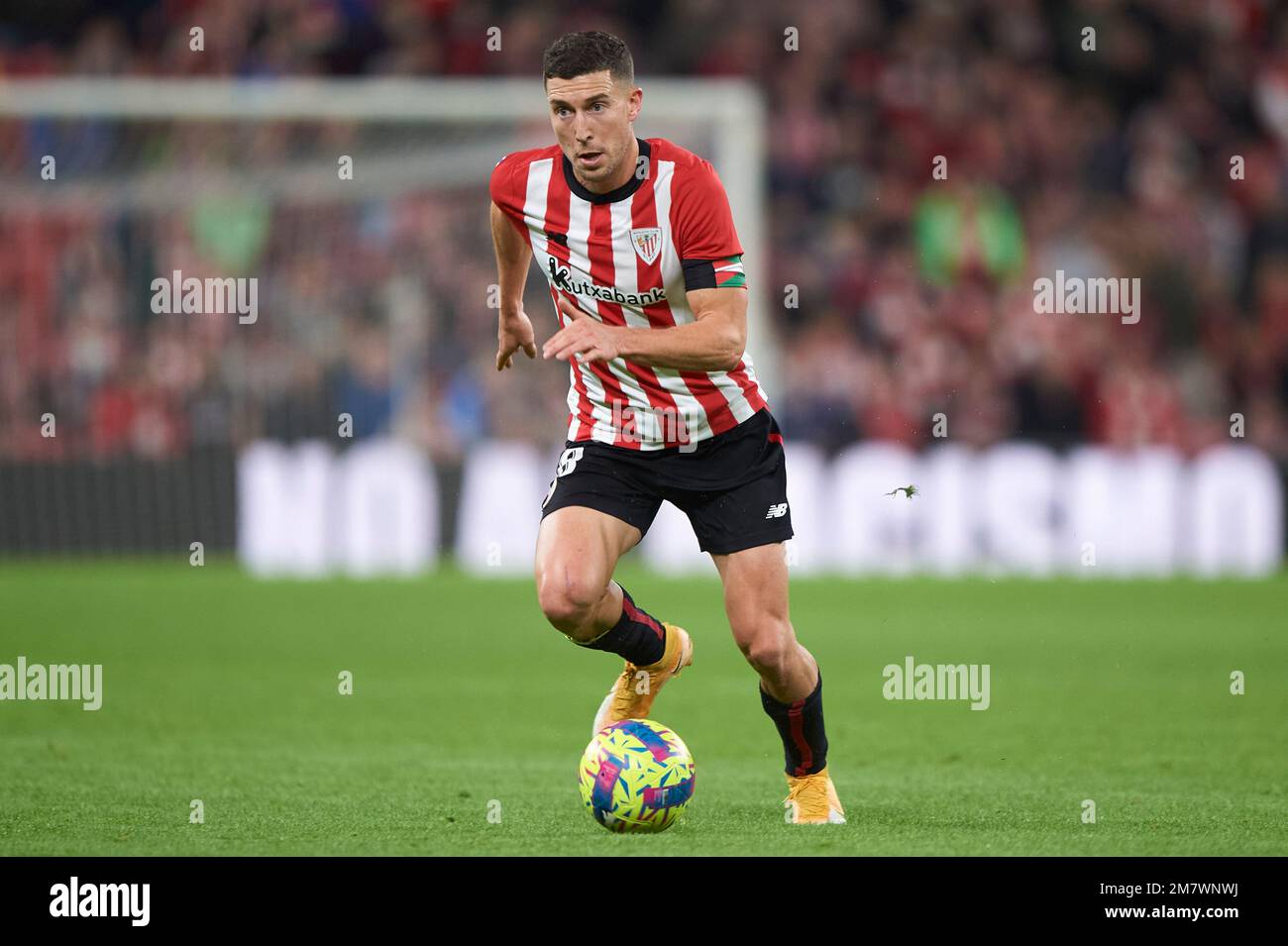 Oscar de Marcos of Athletic Club during the La Liga Santander match between Atheltic Club and CA Osasuna at San Mames Stadium on January 09, 2023, in Stock Photo