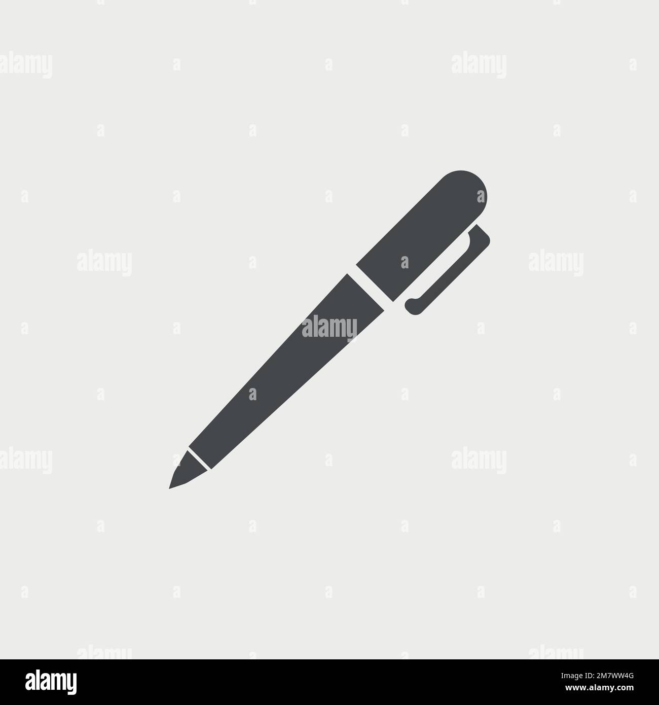 Fountain pen vector isolated on white background fountain pen ...