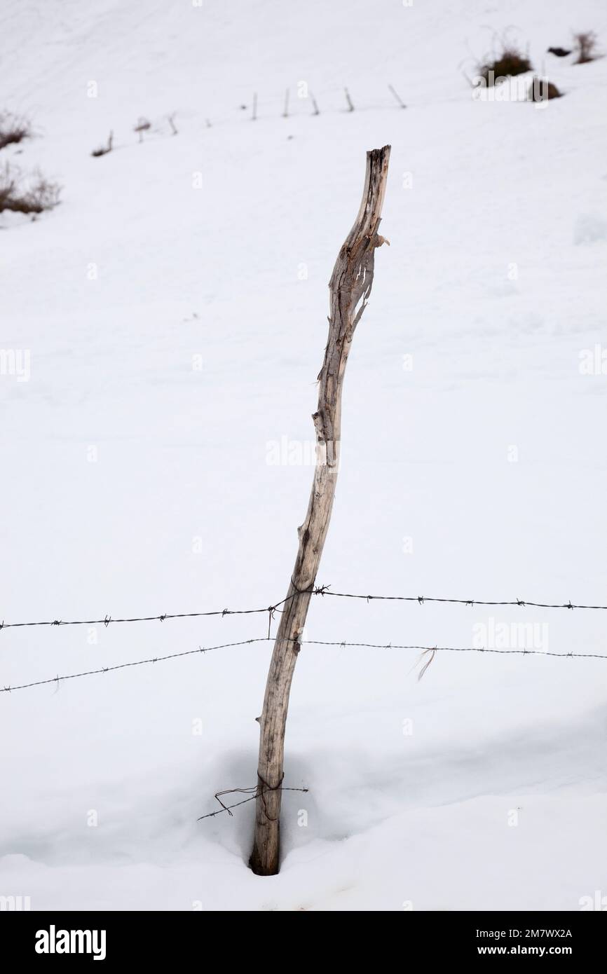 Winter in Cajon del Maipo Stock Photo Alamy