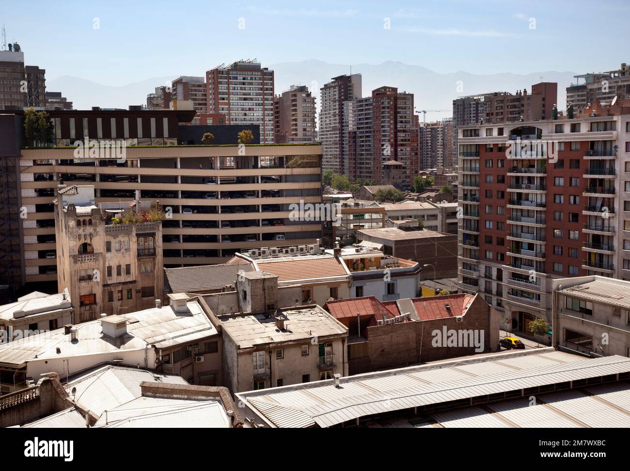 Santiago, ChileNovember 27, 2014 views in a famous neighborhood in