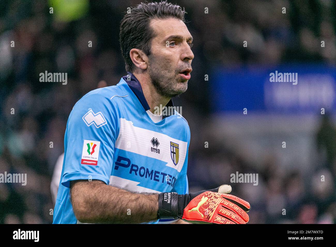 Gianluigi buffon italy parma milan hi-res stock photography