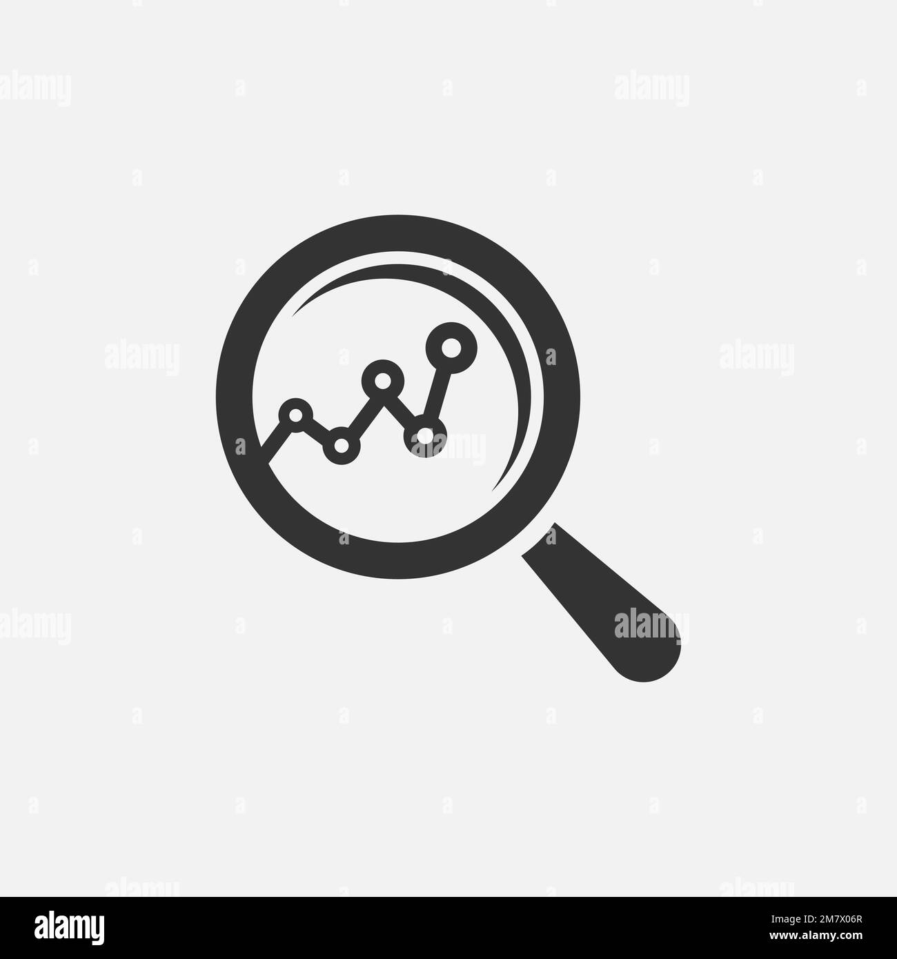SEO graph icon concept Vector illustration. Eps 10. Stock Vector