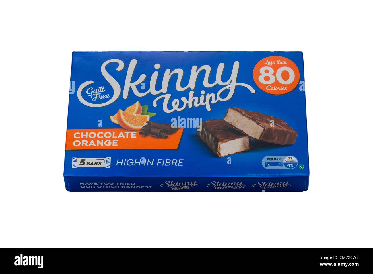 Skinny whip chocolate orange snack bars hires stock photography and