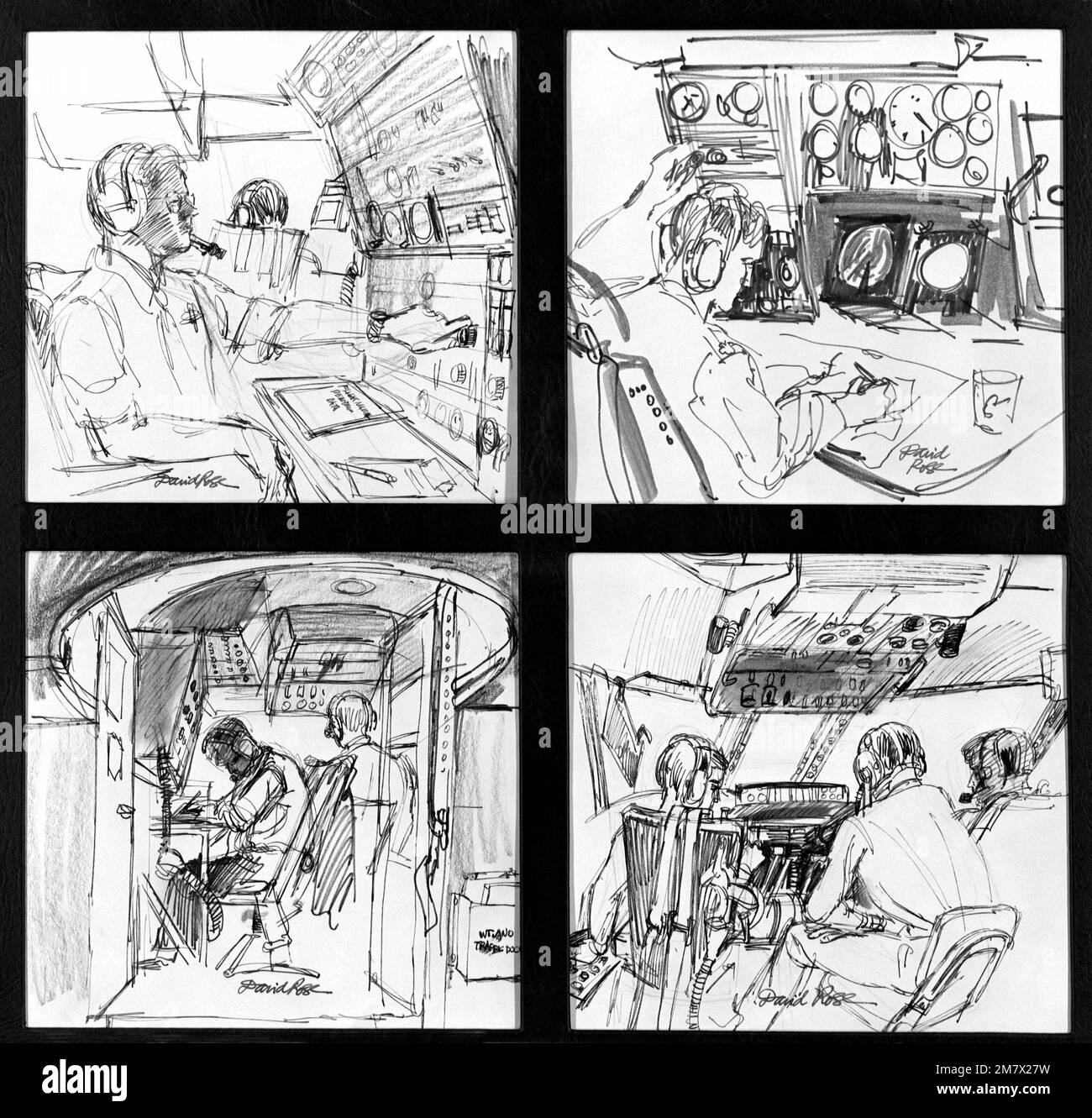 Artwork "Up Front" Artist David Rose. Country Unknown Stock Photo