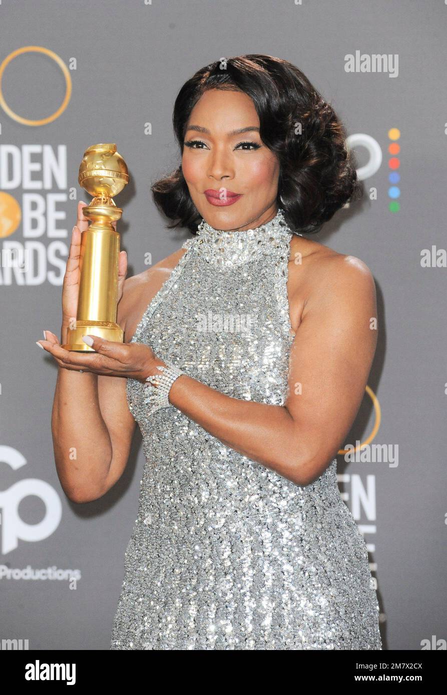 Beverly Hills, CA. 10th Jan, 2023. Angela Bassett in the press room for 80th Annual Golden Globe Awards - Press Room, Beverly Hilton Hotel, Beverly Hills, CA January 10, 2023. Credit: Elizabeth Goodenough/Everett Collection/Alamy Live News Stock Photo