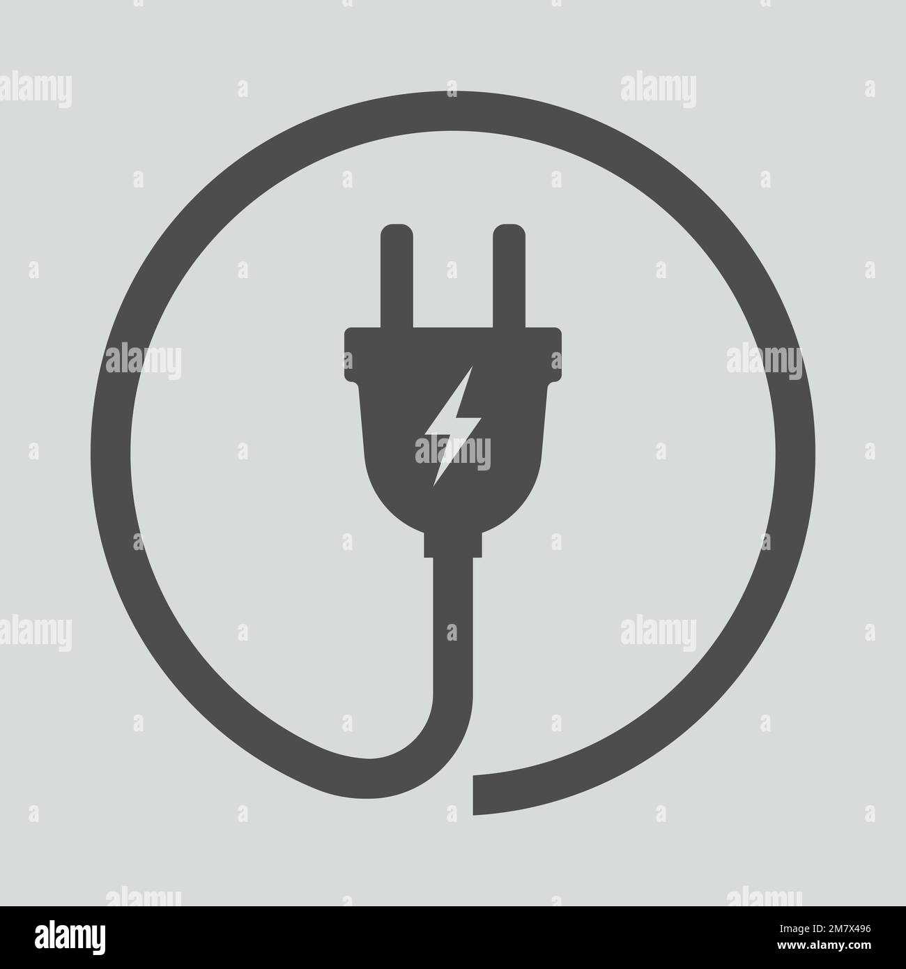 Retro electric plug icon hi-res stock photography and images - Alamy