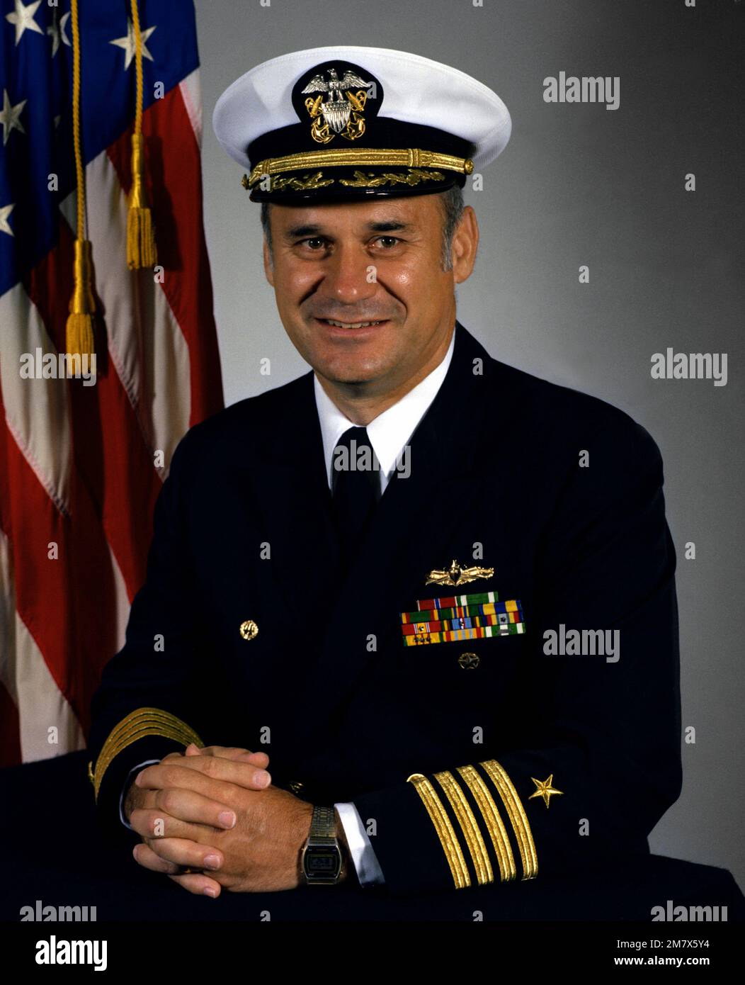 CAPT Ramon R. Owens, USN (covered). Country: Unknown Stock Photo - Alamy