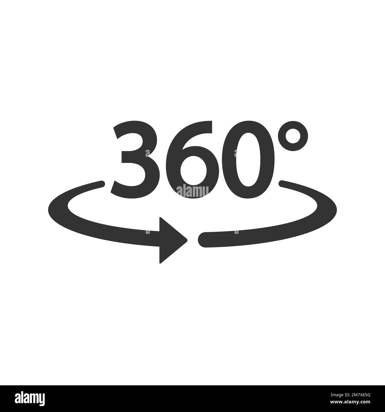 360 Icon. Vector illustration. Eps 10 Stock Vector Image & Art - Alamy