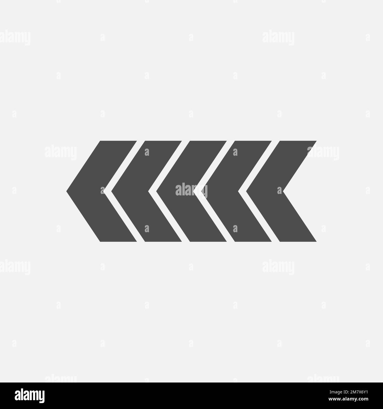 arrow icon isolated on white background. Vector illustration. Eps 10. Stock Vector