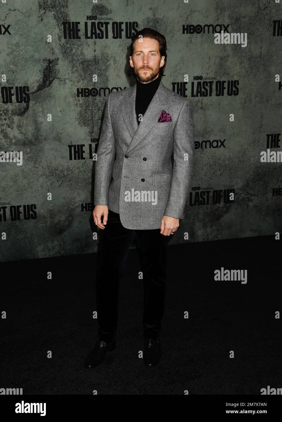January 9, 2023, Westwood, California, USA: Troy Baker arrives for â€˜The  Last of Usâ€™ premiere at the Village Theatre. (Credit Image: © Lisa  O'Connor/ZUMA Press Wire) EDITORIAL USAGE ONLY! Not for Commercial