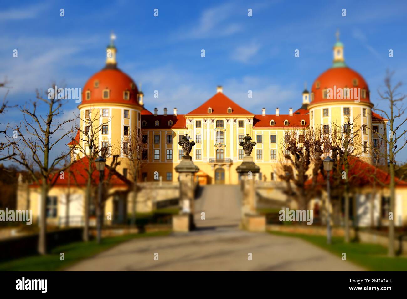 Schloss Moritzburg Stock Photo