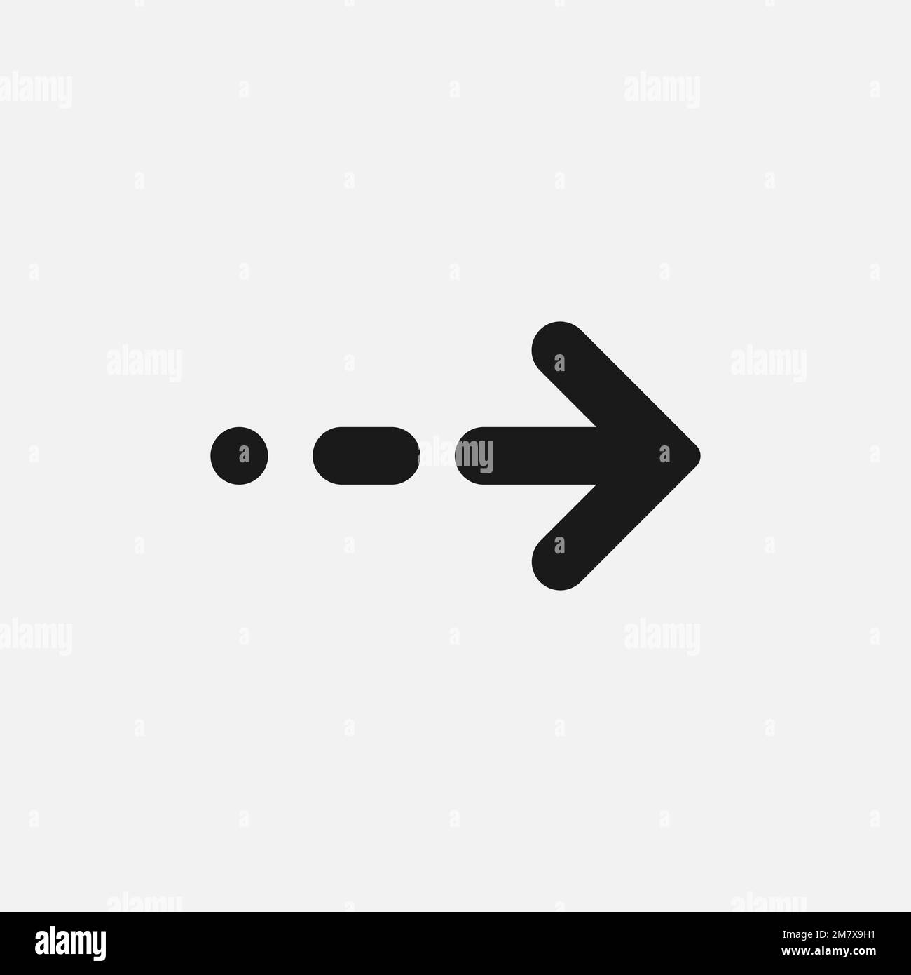 Arrow icon isolated on white background. Vector illustration. Eps 10 ...