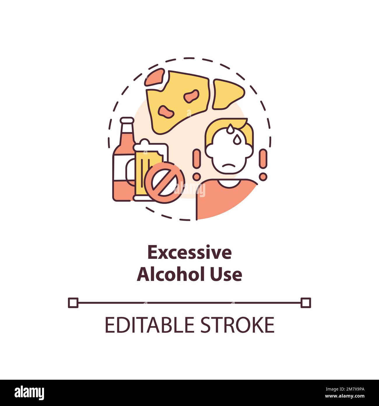 Alcohol consumption Stock Vector Images Alamy