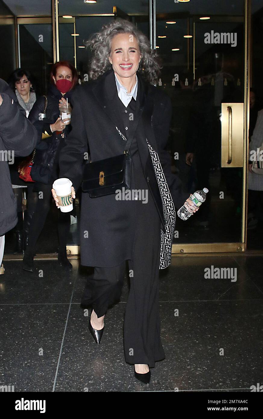 New York, NY, USA. 10th Jan, 2023. Andie MacDowell seen at NBC's Today
