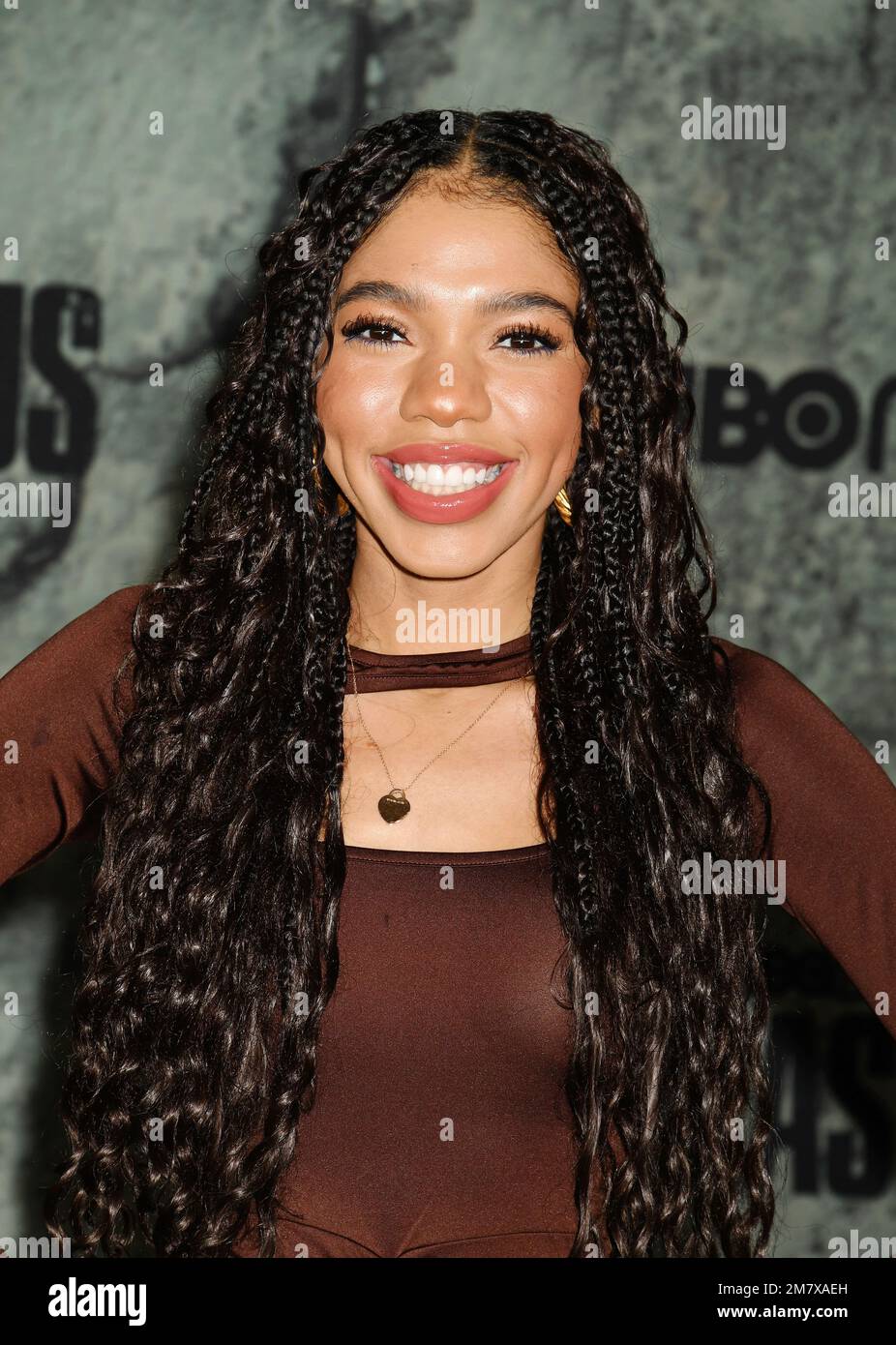 LOS ANGELES, CALIFORNIA - JANUARY 09: Teala Dunn attends the Los