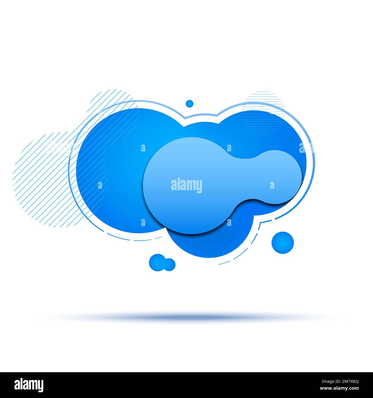 liquid color abstract geometric shapes. Fluid gradient elements for ...